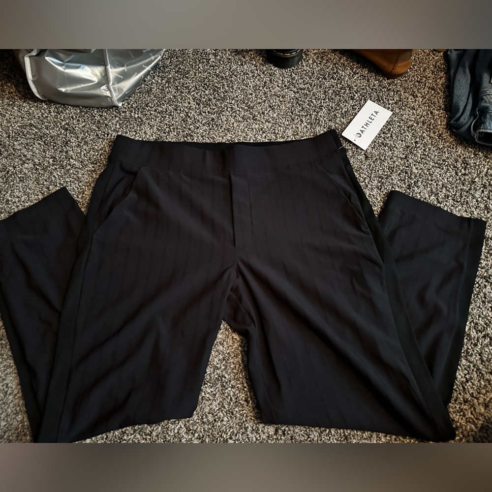ATHLETA BRAND NEW BROOKLYN ANKLE PANTS (black size 14)